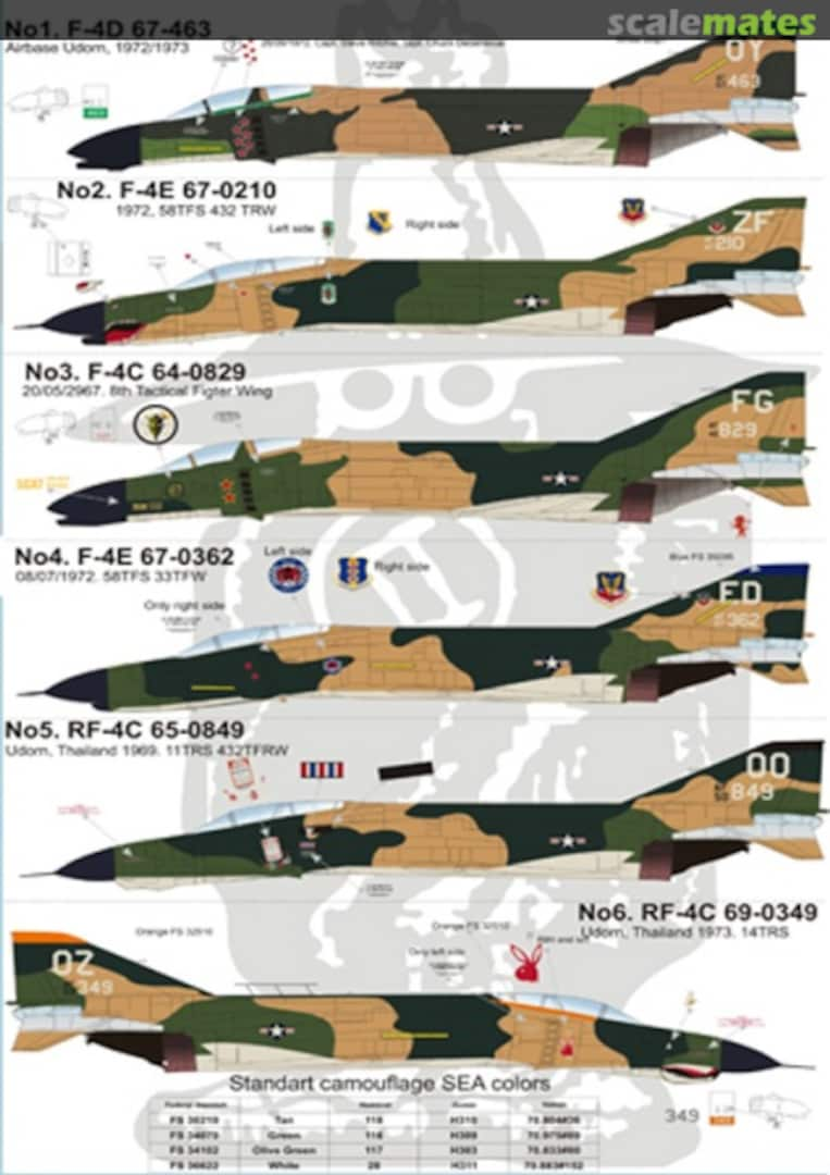 Boxart McDonnell Douglas F-4 Phantom 48-045 Print Scale