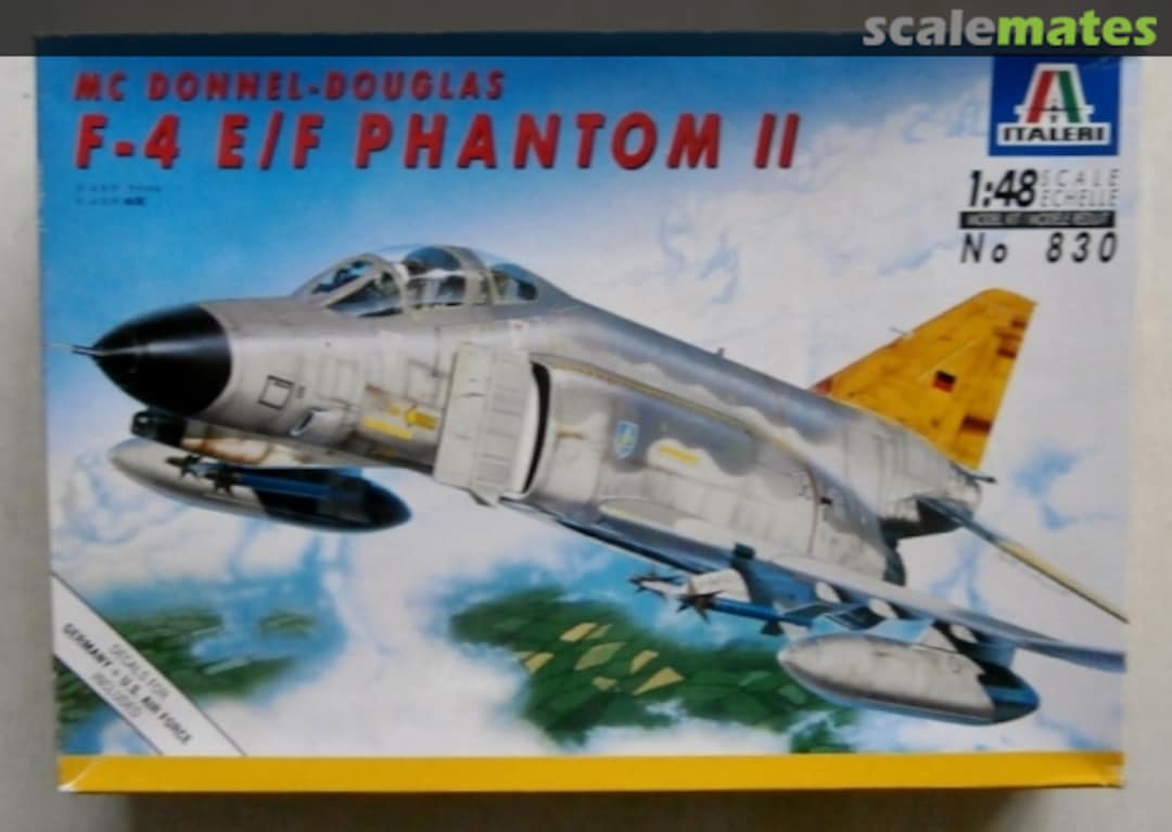 Boxart F-4E/F Phantom II 830 Italeri