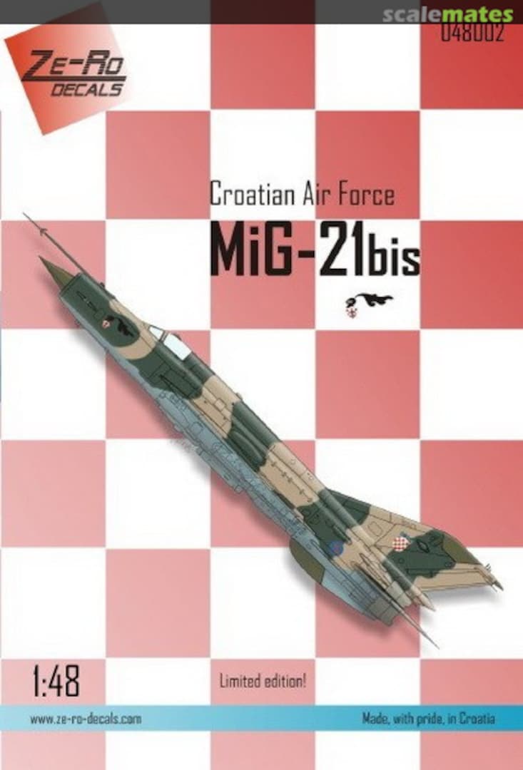 Boxart MiG-21bis 048002 Ze-Ro Decals