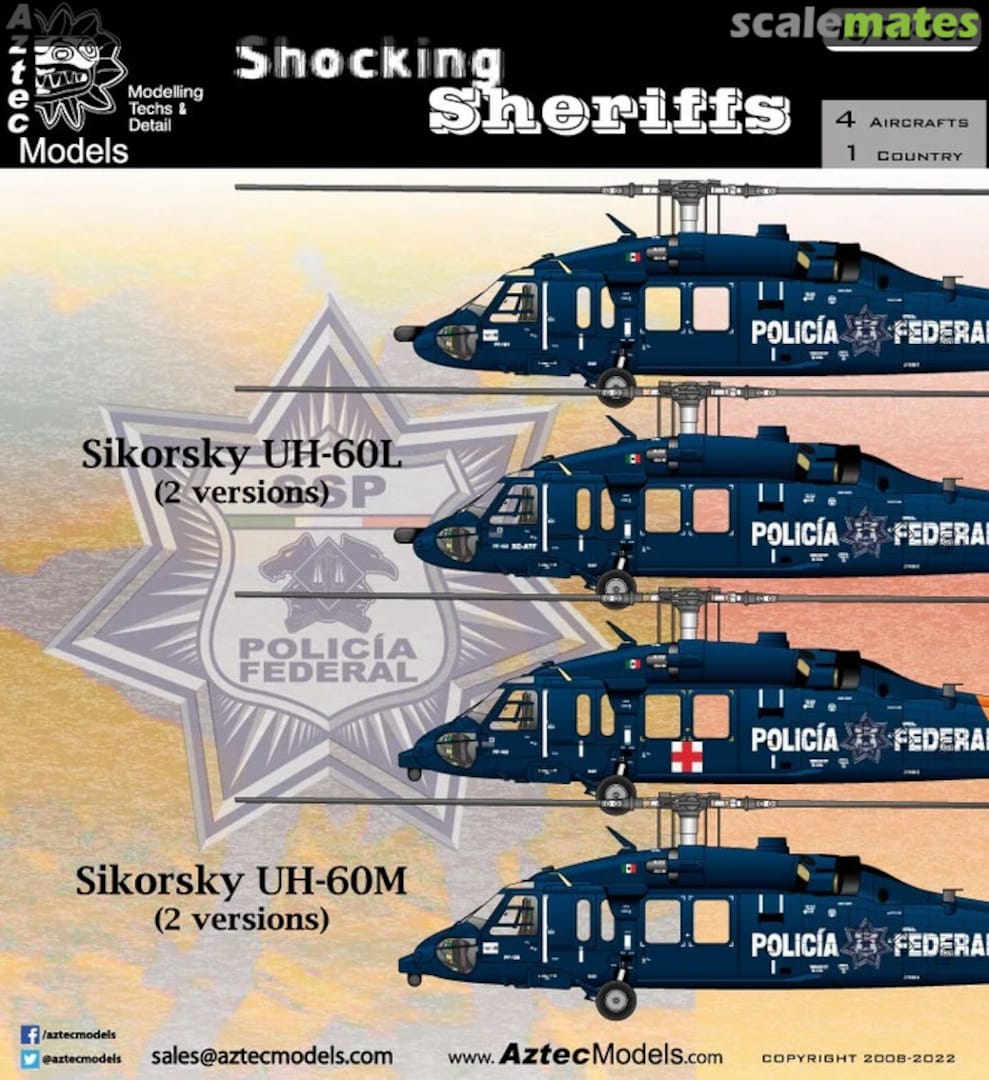 Boxart Schocking Sheriffs 72-081 Aztec Models