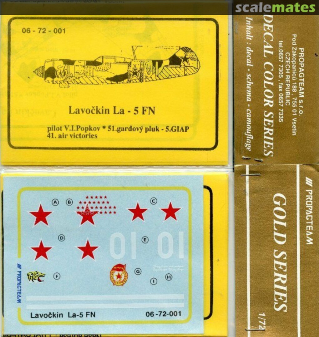 Boxart Lavochkin La-5FN 06-72-001 Propagteam