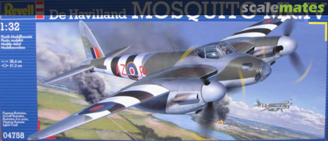 Boxart De Havilland Mosquito Mk.IV 04758 Revell