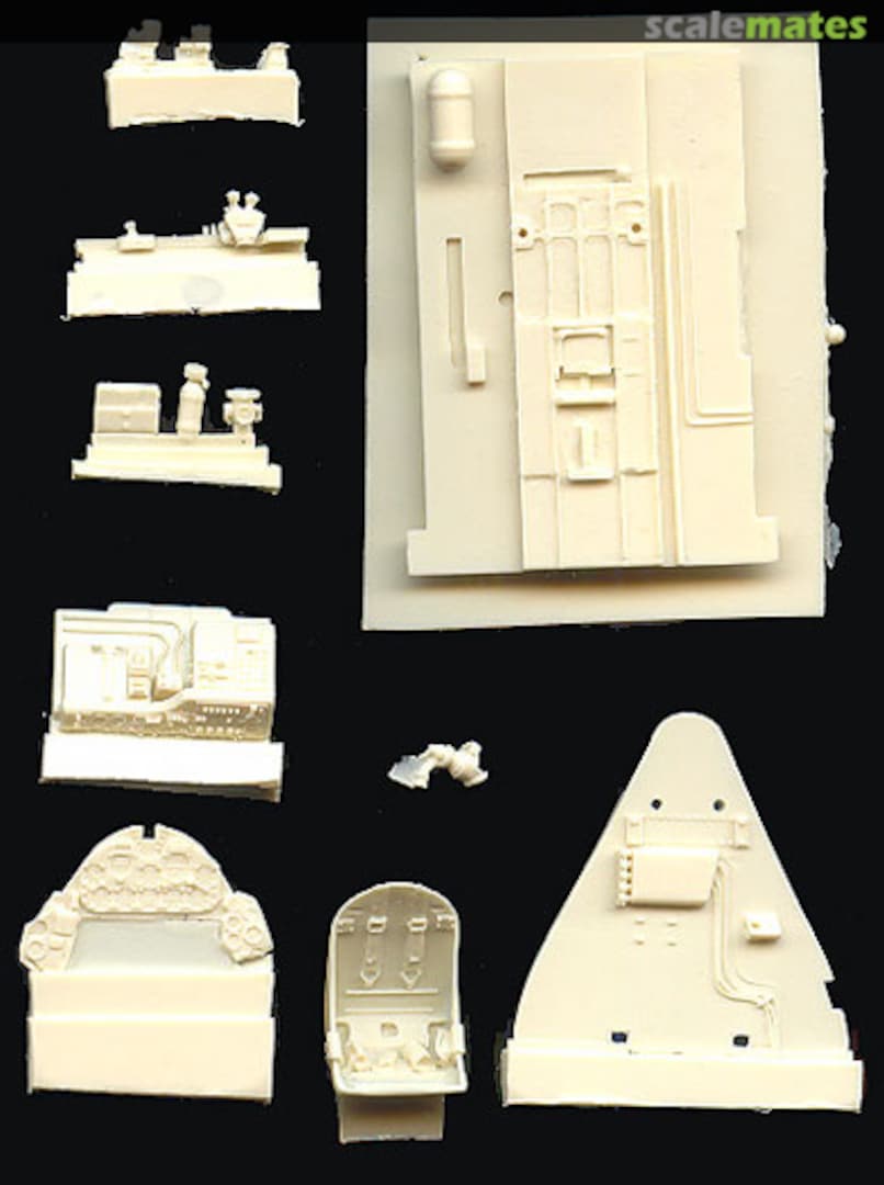 Boxart F6F-3 Hellcat Cockpit (Ex-KMC 48-6009) 49011 True Details