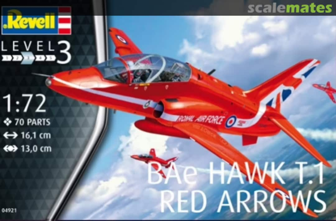 Boxart BAe Hawk T.1 Red Arrows 04921 Revell