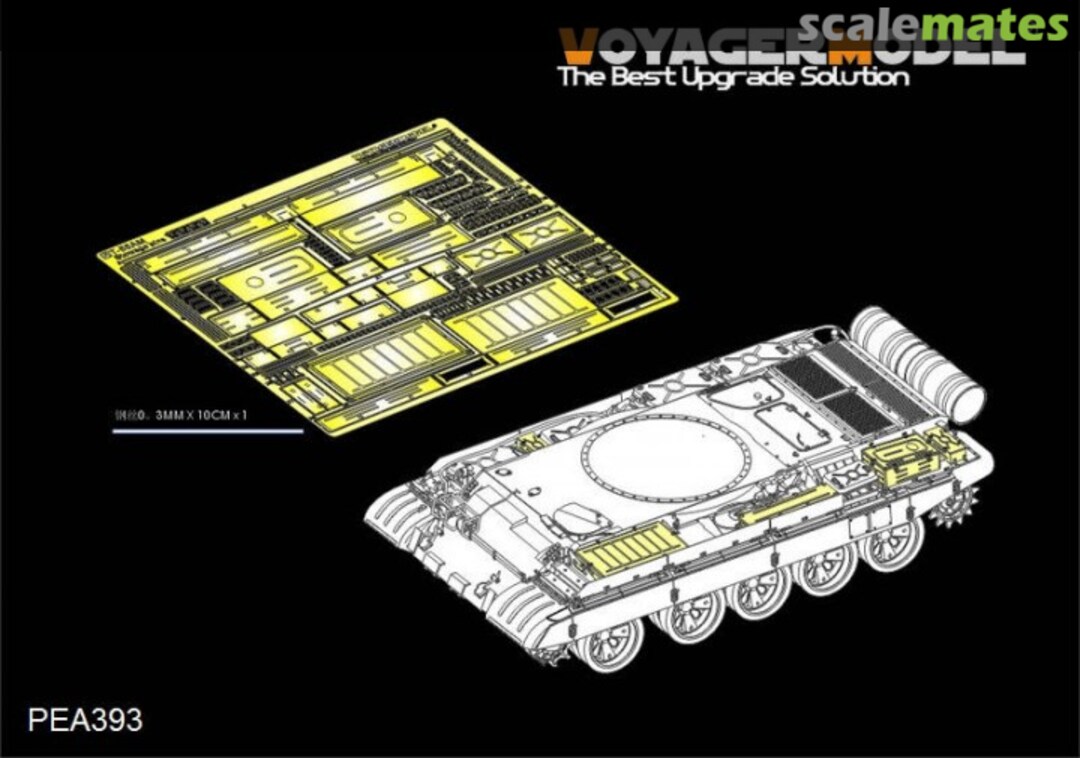 Boxart Russian T-55AM Medium Tank Stowage Bins for TAKOM PEA393 Voyager Model