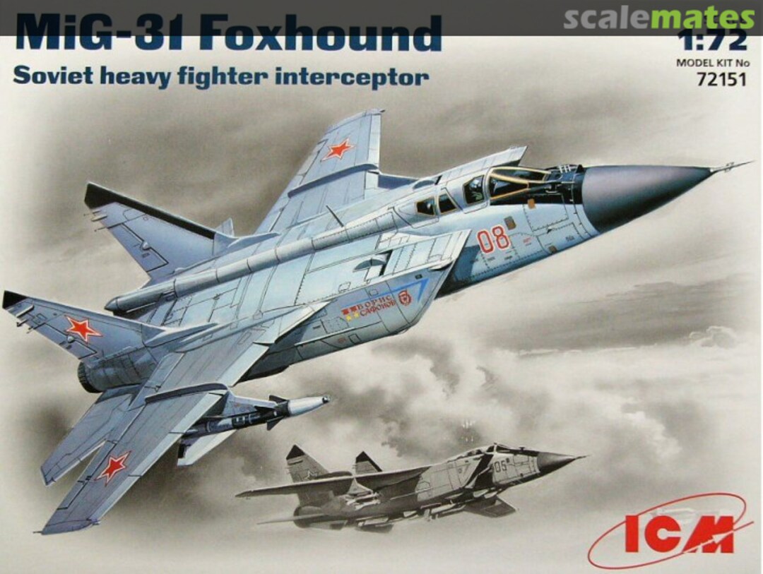 Boxart MiG-31 Foxhound 72151 ICM