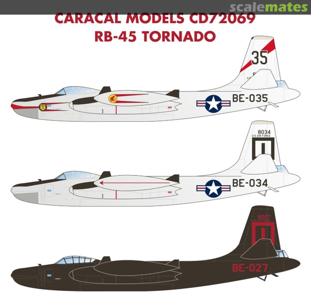 Boxart RB-45 Tornado CD72069 Caracal Models