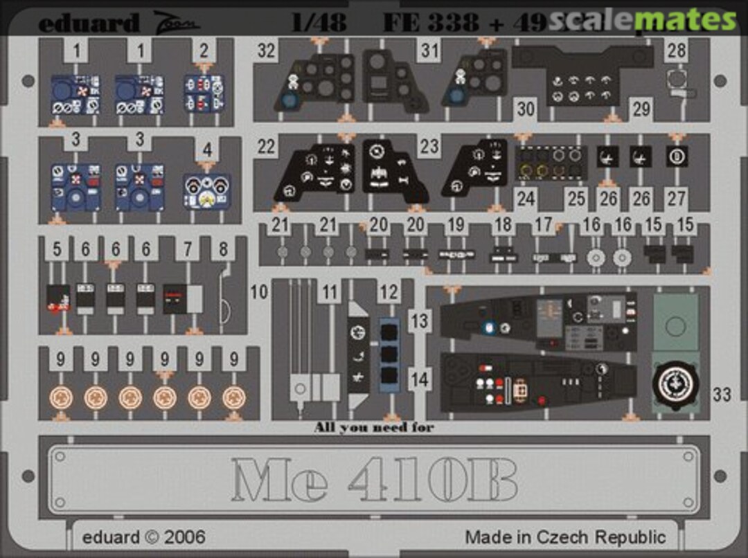 Boxart Me 410 B, part 1 49338 Eduard