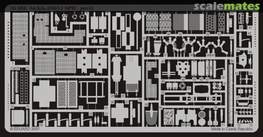 Boxart Sd.Kfz.250/11 SPW 35928 Eduard