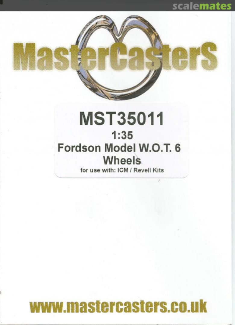 Boxart Fordson Model W.O.T. 6 Wheels MST35011 MasterCasters