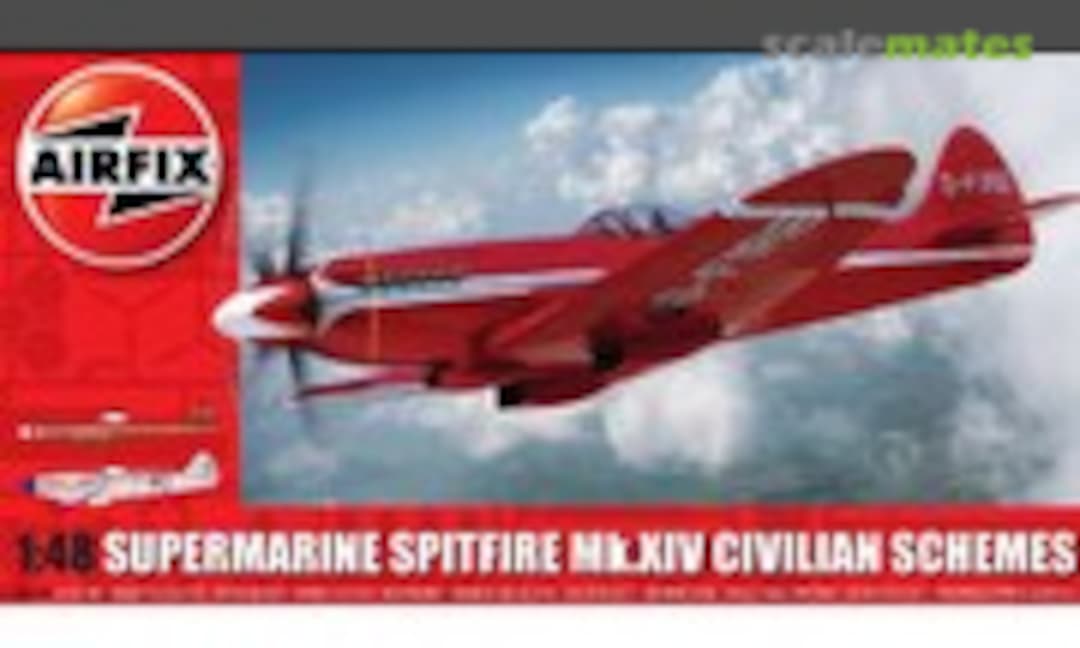 1:48 Supermarine Spitfire Mk.XIV Civilian Schemes (Airfix A05139)