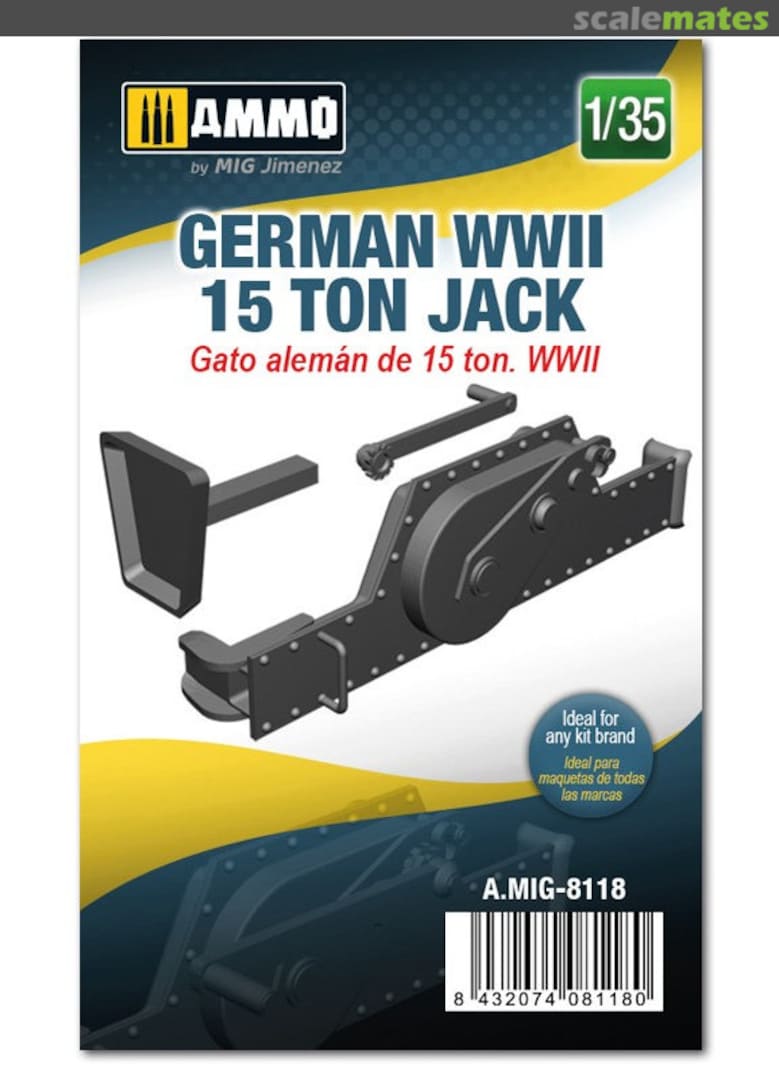 Boxart German WWII 15 ton Jack A.MIG-8118 Ammo by Mig Jimenez