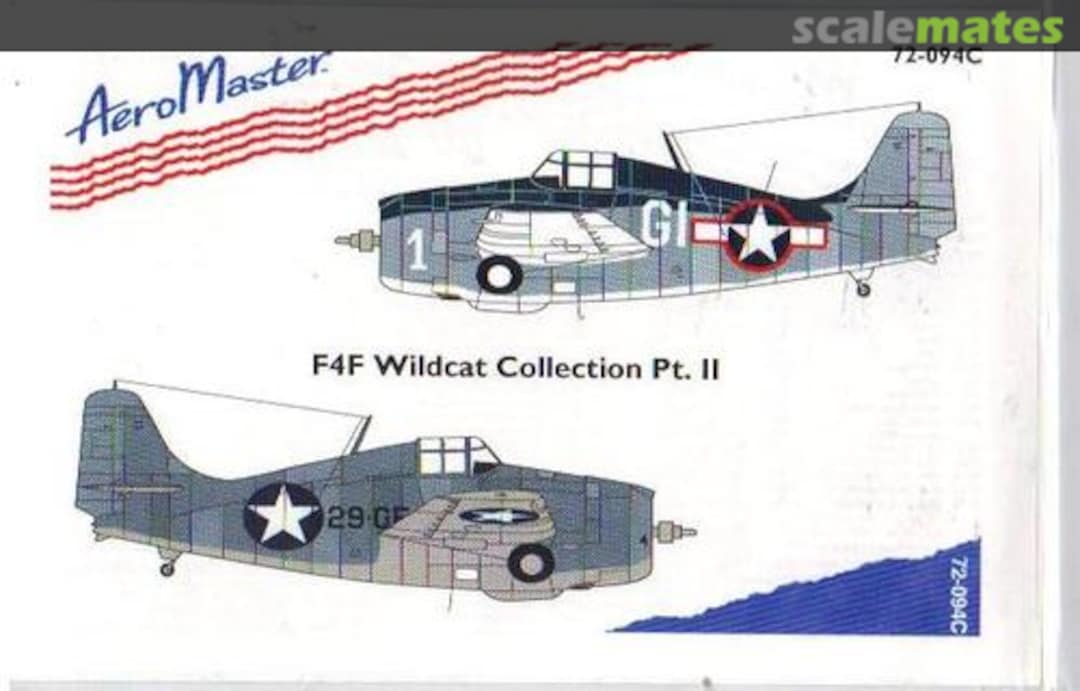 Boxart F4F Wildcat Collection Pt. II 72-094C AeroMaster