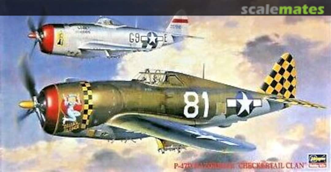 Boxart P-47D Razorback 'Checkertail Clan' 09302 Hasegawa