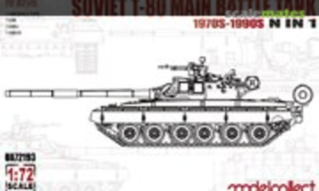 1:72 T-80 Main Battle Tank (Modelcollect UA72193)