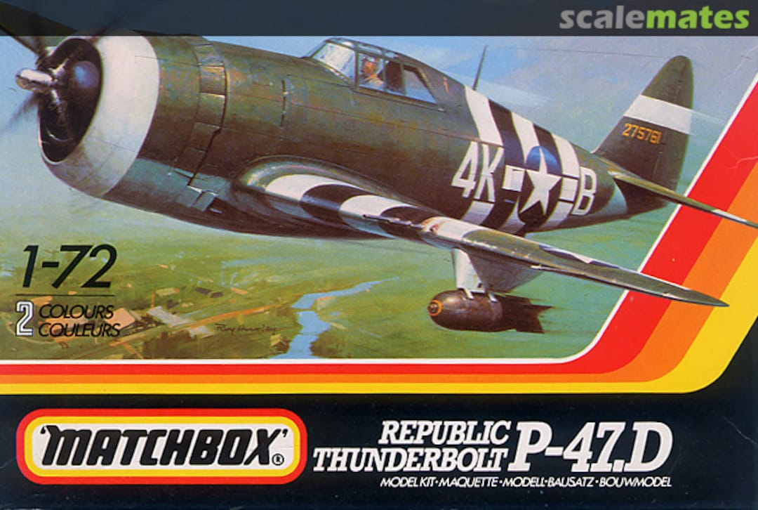 Boxart P-47.D Thunderbolt PK-22 Matchbox