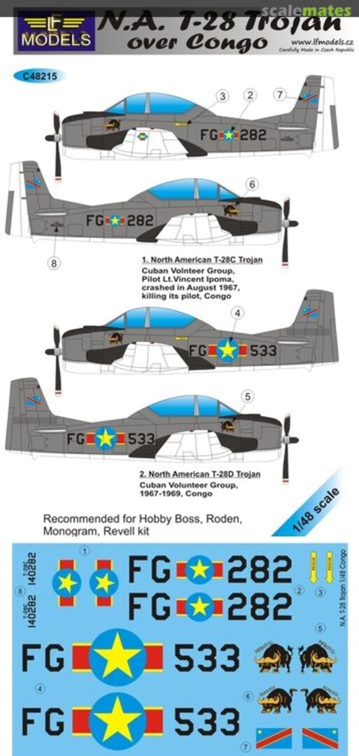 Boxart N.A. T-28 Trojan C48215 LF Models