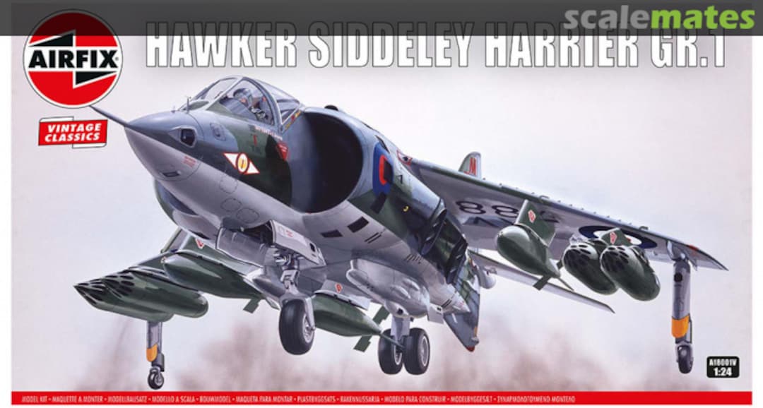 Boxart Hawker Siddeley Harrier GR.1 A18001V Airfix