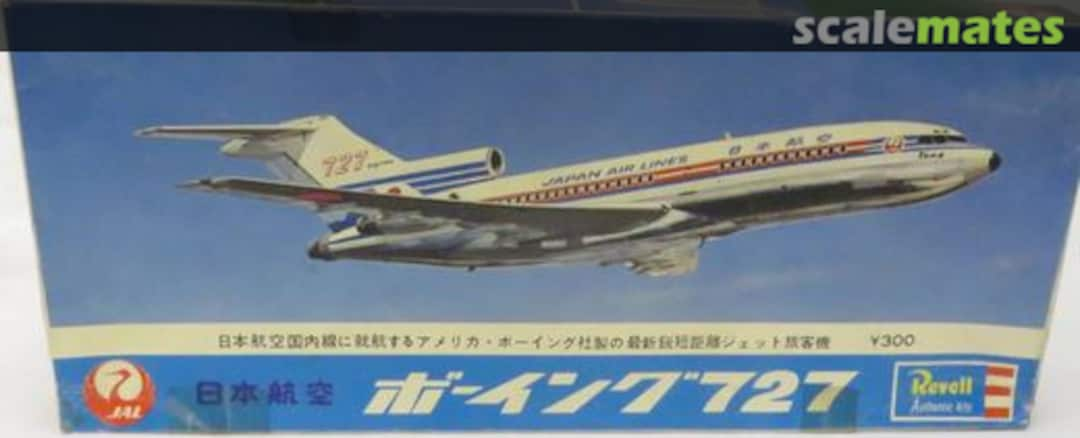 Boxart Boeing 727 H-245 Revell Japan