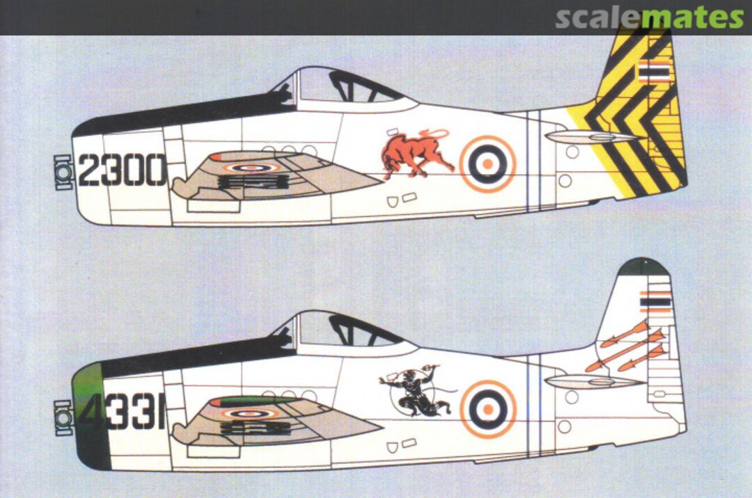 Boxart F-8F1 Bearcat SSN48003 Siam Scale