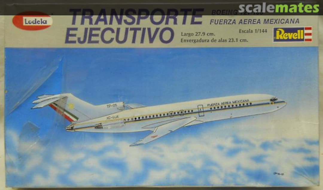 Boxart Transporte Ejecutivo Boeing 727-100 RH4203 Revell/Lodela