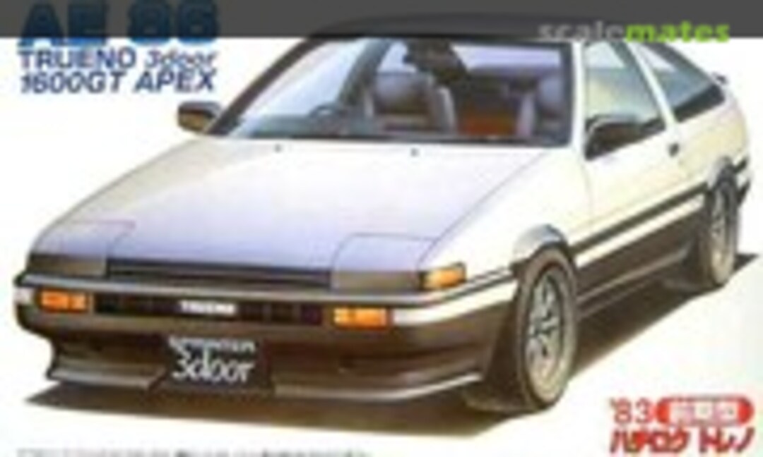 1:24 Toyota AE86 Trueno 3door 1600GT Apex Early Type 1983 (Fujimi 03440)