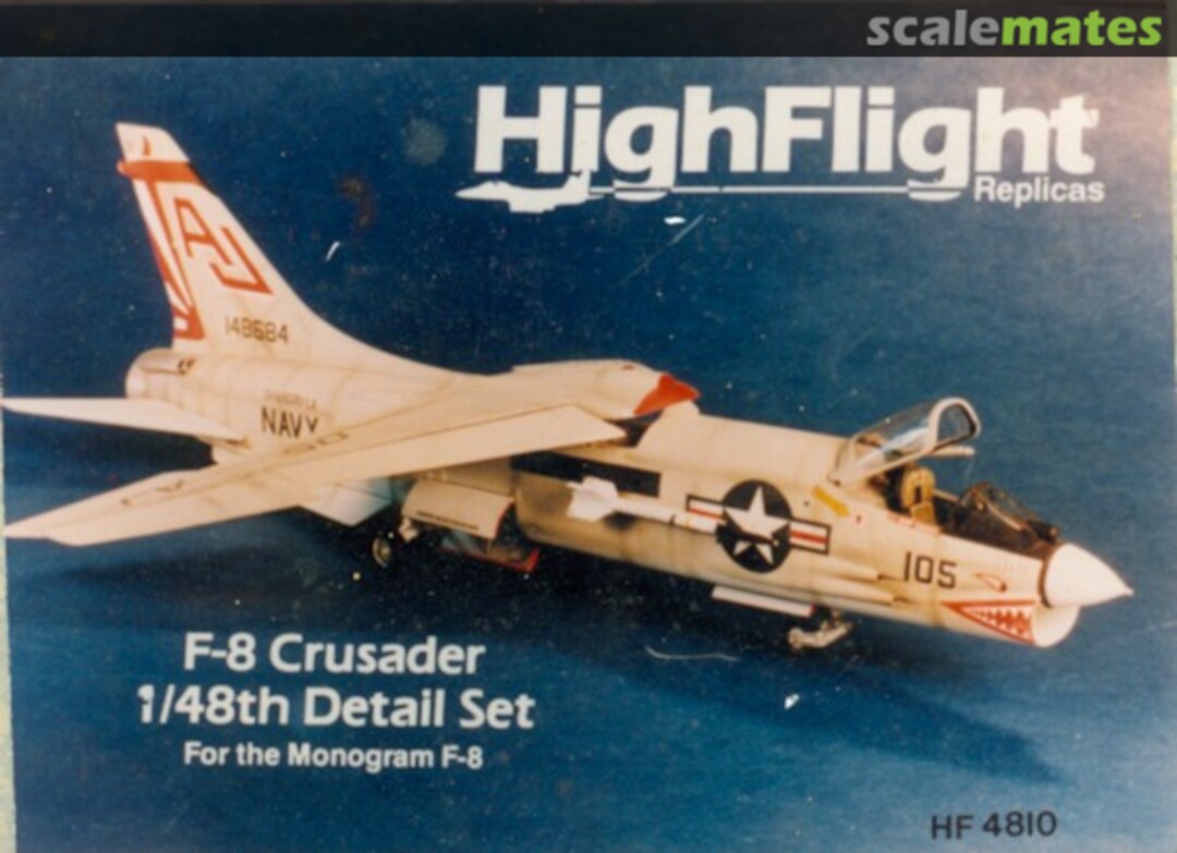 Boxart F-8 Crusader 1/48th Detail Set HF-4810 HighFlight Replicas