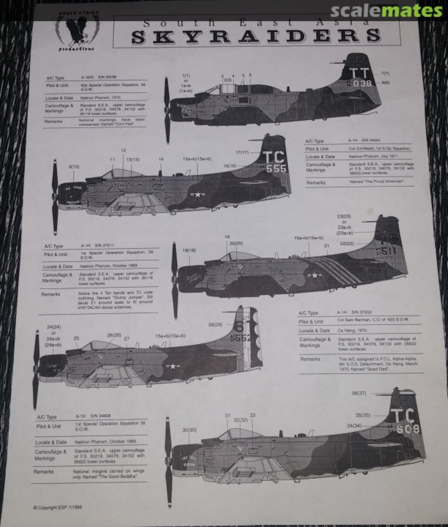 Boxart South East Asia Skyraiders 72004 Eagle Strike Productions