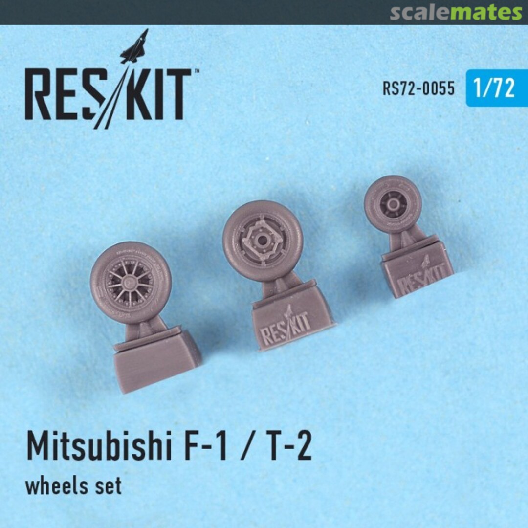 Boxart Mitsubishi F-1/T-2 wheels set RS72-0055 ResKit