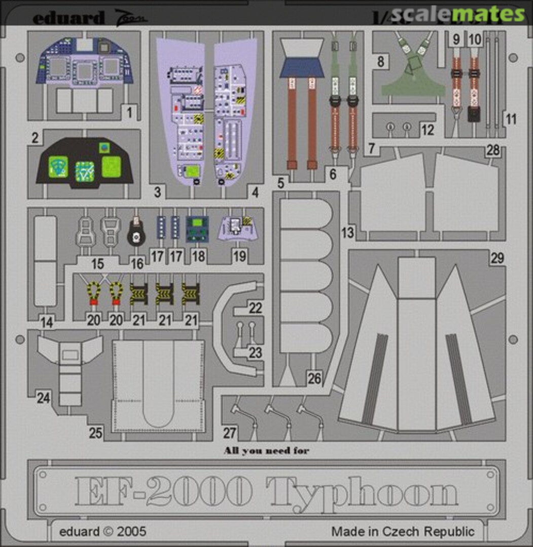 Boxart EF-2000 Typhoon Single Seater 49341 Eduard