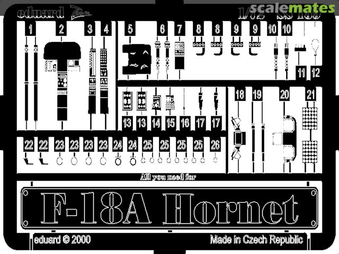 Boxart F-18A SS159 Eduard
