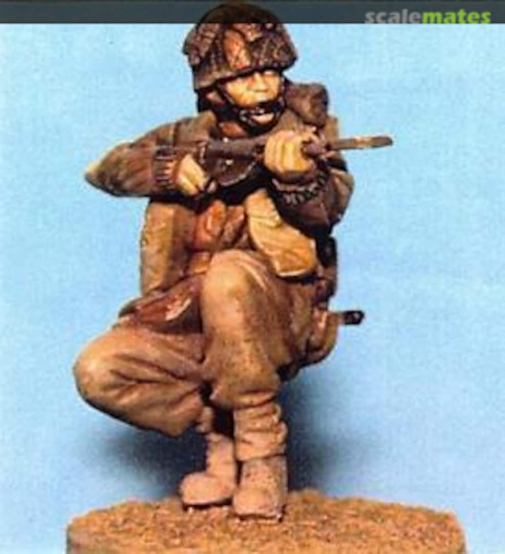 Boxart WWII British para kneeling (sten) WF35026 Friendship Models