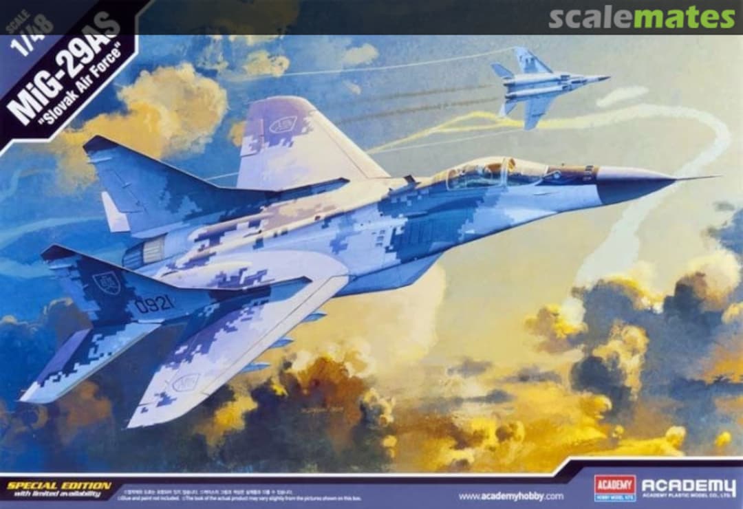 Boxart MiG-29AS Slovak Air Force Special Edition 12227 Academy