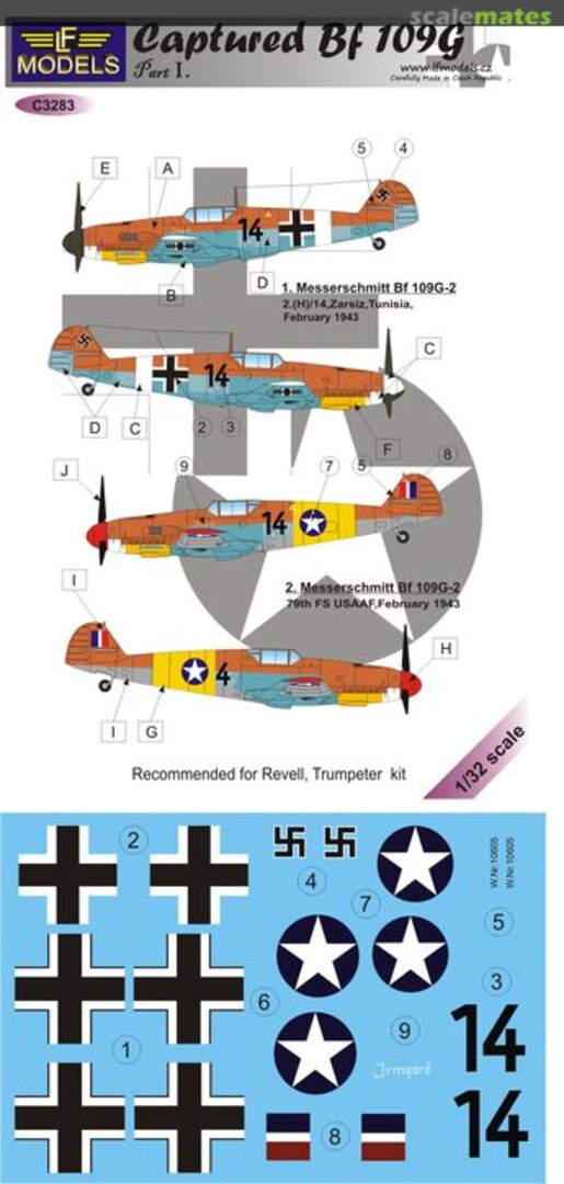 Boxart Captured Bf 109G C3283 LF Models