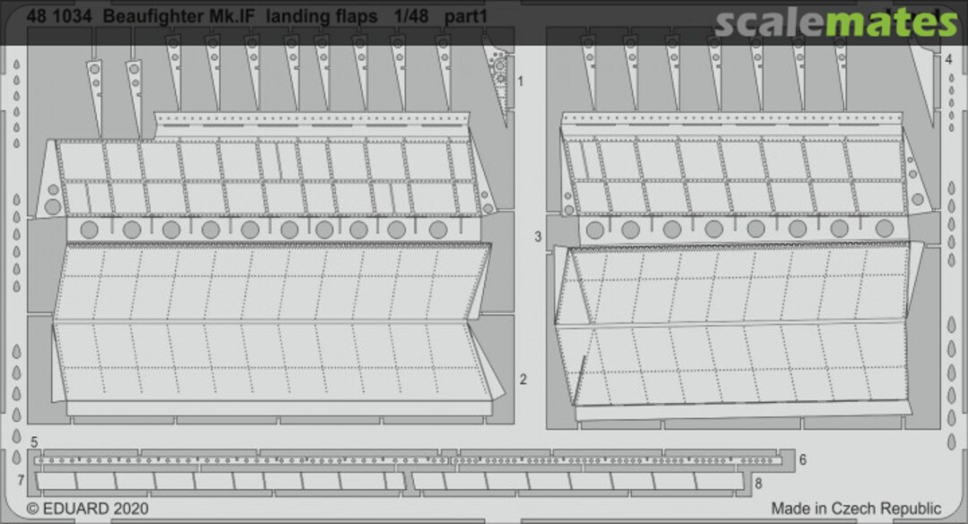 Boxart Beaufighter Mk.IF landing flaps REVELL 481034 Eduard