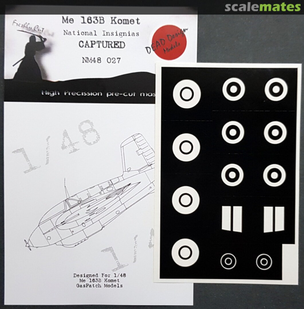 Boxart Me 163B Komet NM48027 DEAD Design Models