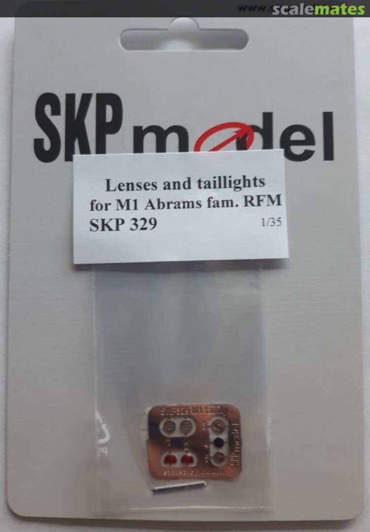 Boxart Lenses and taillights for M1 Abrams family RFM SKP 329 SKP model