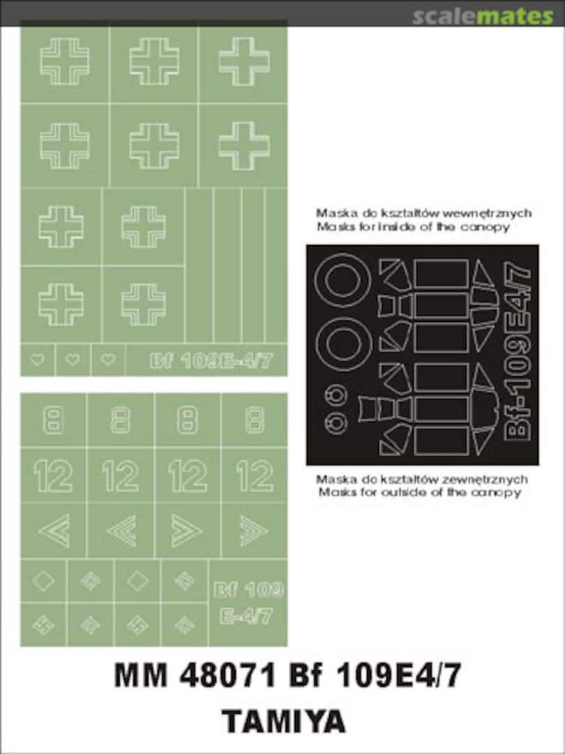 Boxart Bf 109E-4/7 MM48071 Montex