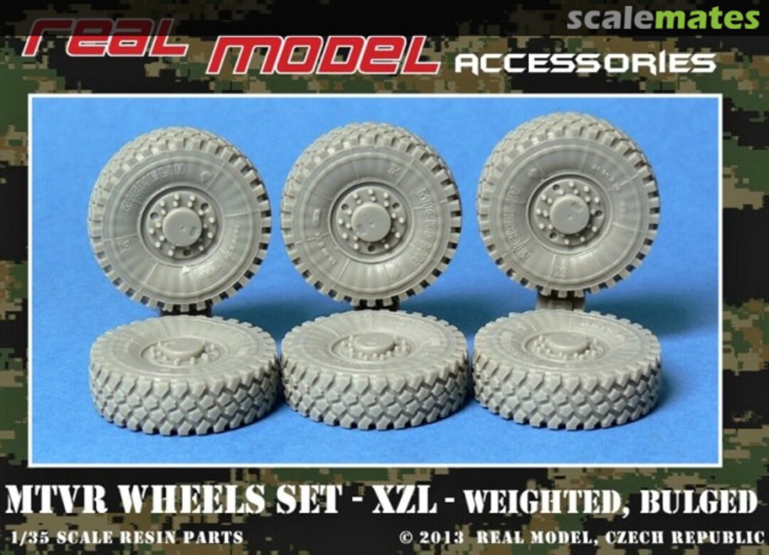 Boxart MTVR Wheels Set-XZL-Weighted,Bulged A35255 Real Model