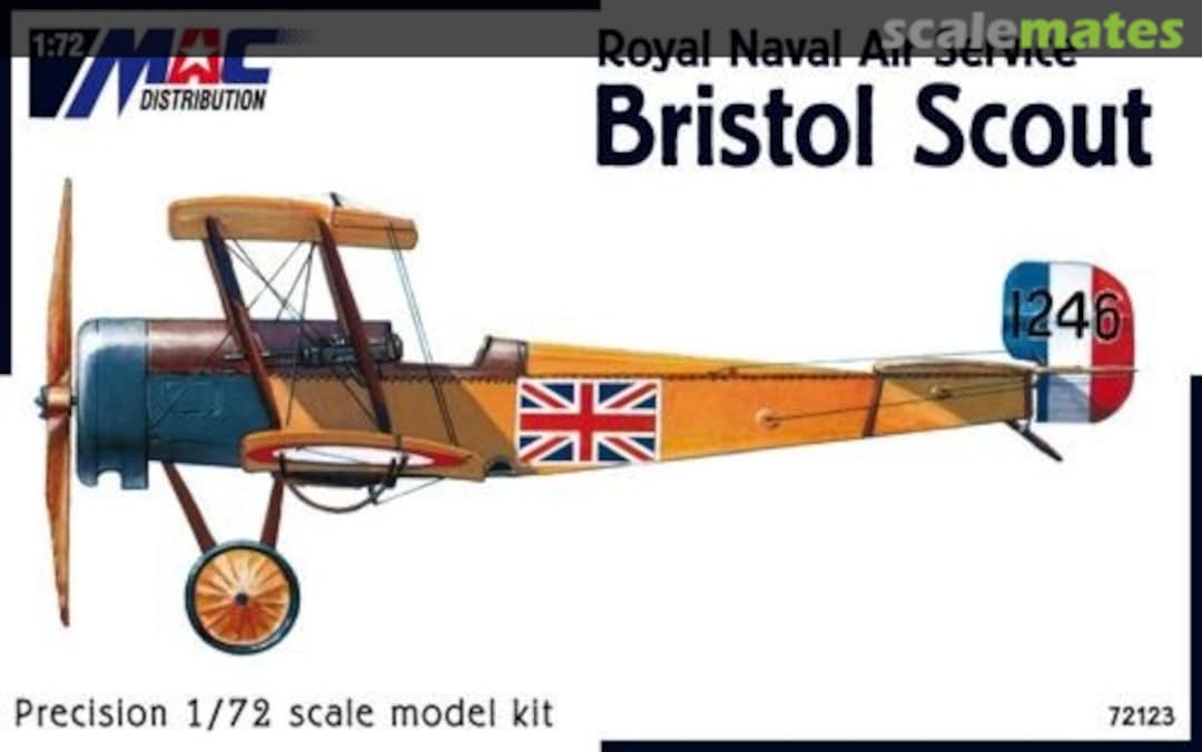 Boxart Royal Naval Air Service Bristol Scout 72123 MAC Distribution