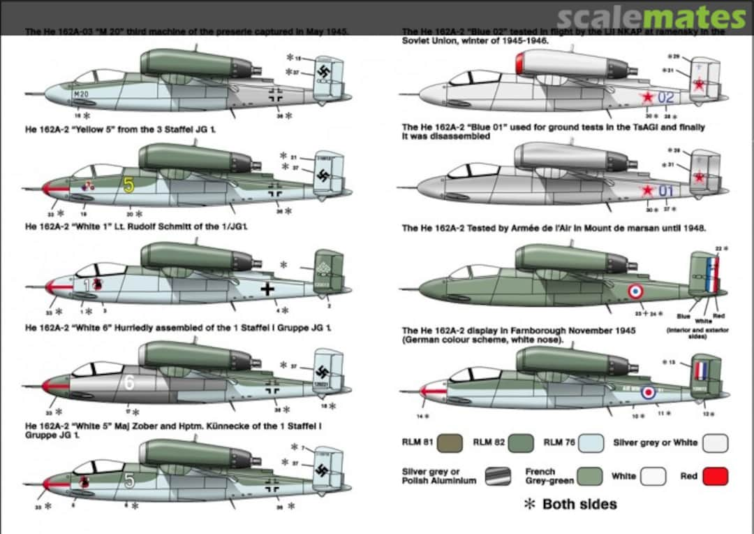 Boxart Heinkel He-162A-2 « Volksjäger » 48028 Condor Decals