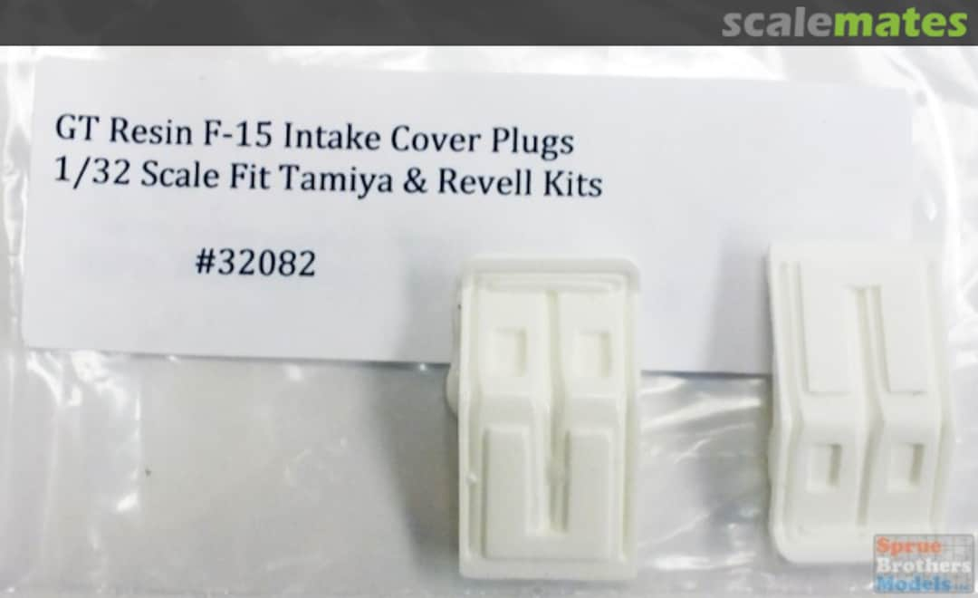 Boxart F-15 Eagle Intake Cover Plugs (TAM/REV kit) 32082 GT Resin