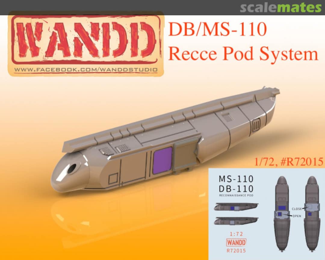 Boxart DB/MS-110 Recce Pod System R72015 WandD Studio