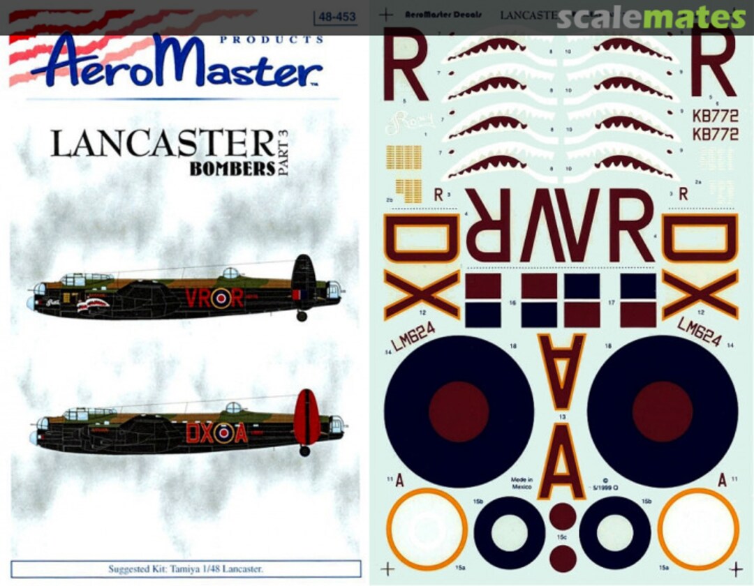 Boxart Lancaster Bombers Part 3 48-453 AeroMaster