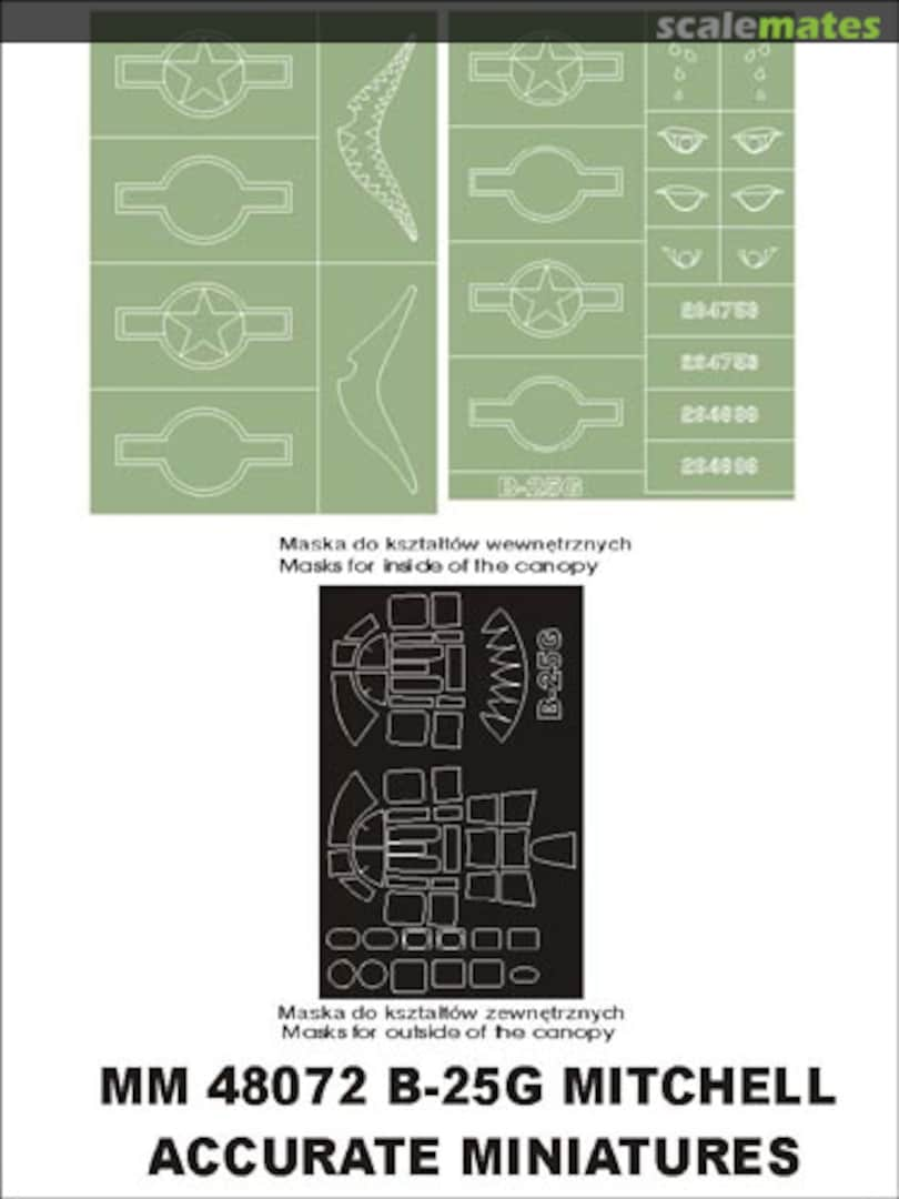 Boxart North American B-25G Mitchell MM48072 Montex