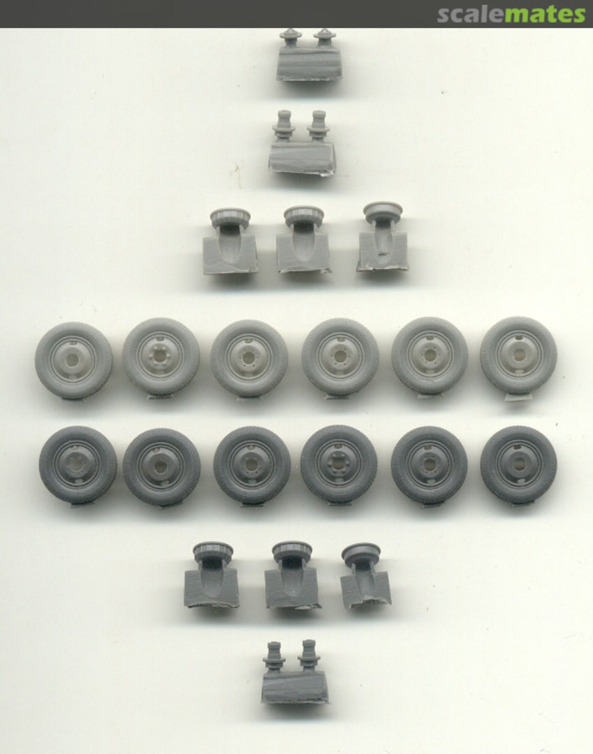 Contents Brake drums, wheels of ZIS-5, ZIS-6 72007 Komplekt Zip