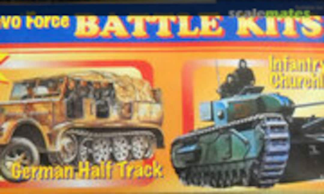 1:72 German Half Track / Infantry Churchill Tank (Padgett Bros. 6820)