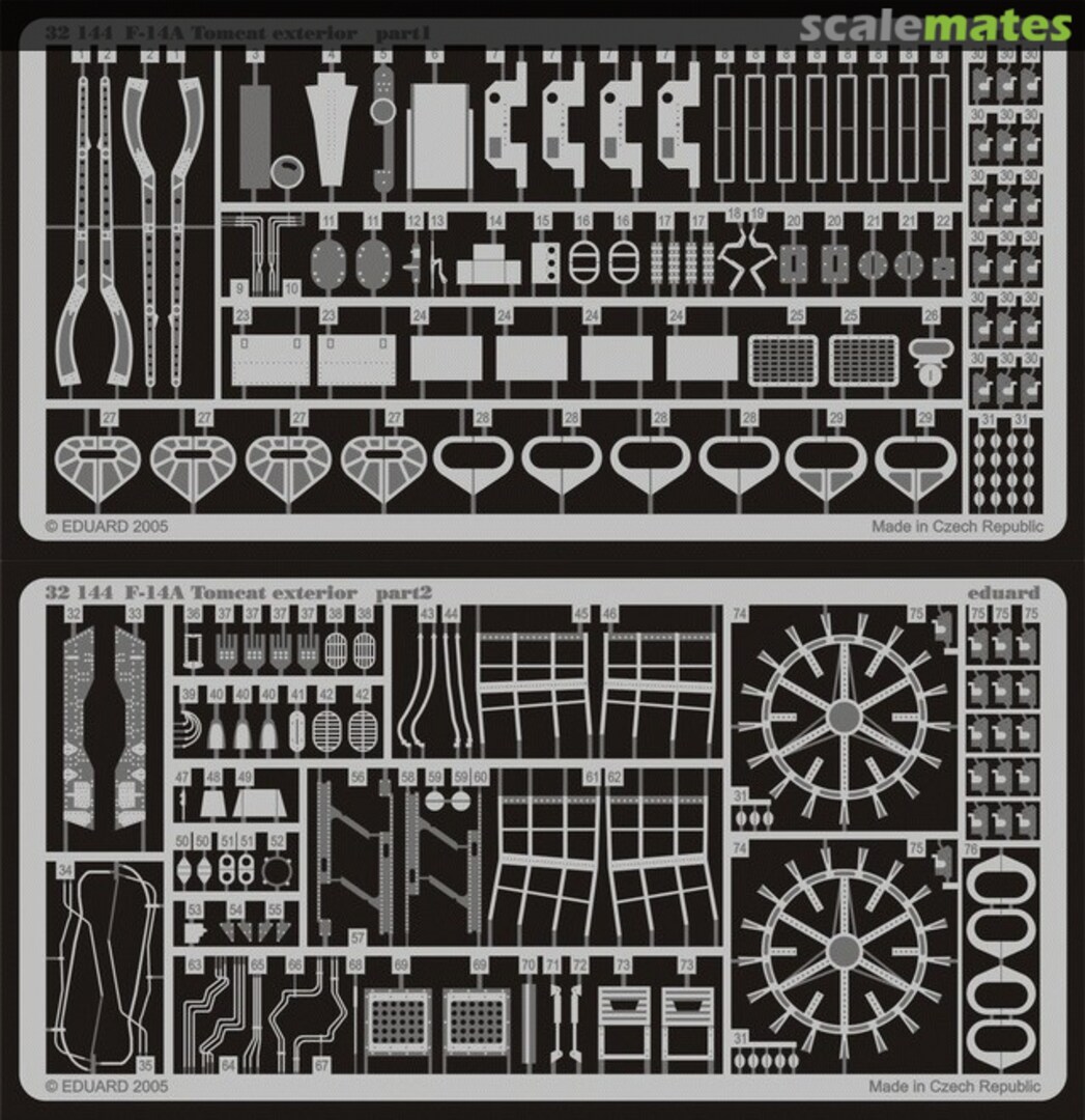 Boxart F-14A Tomcat exterior 32144 Eduard