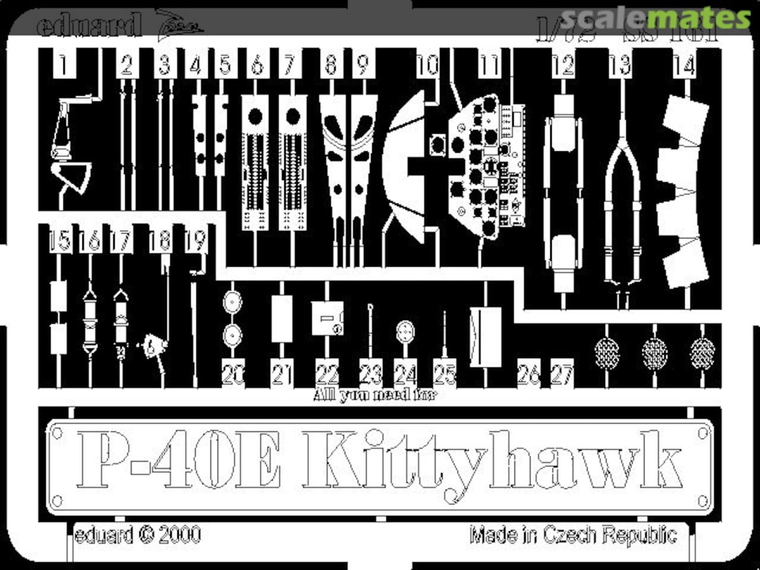 Boxart P-40E SS161 Eduard