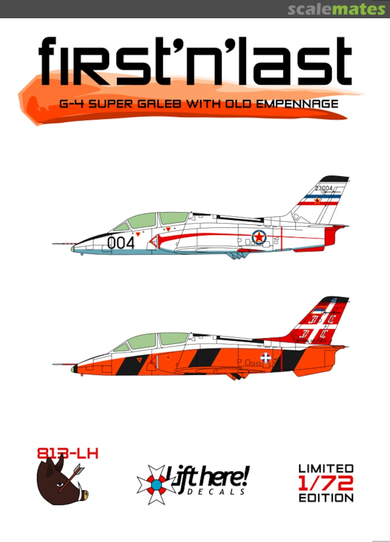 Boxart first'n'last 813-LH Lift Here Decals